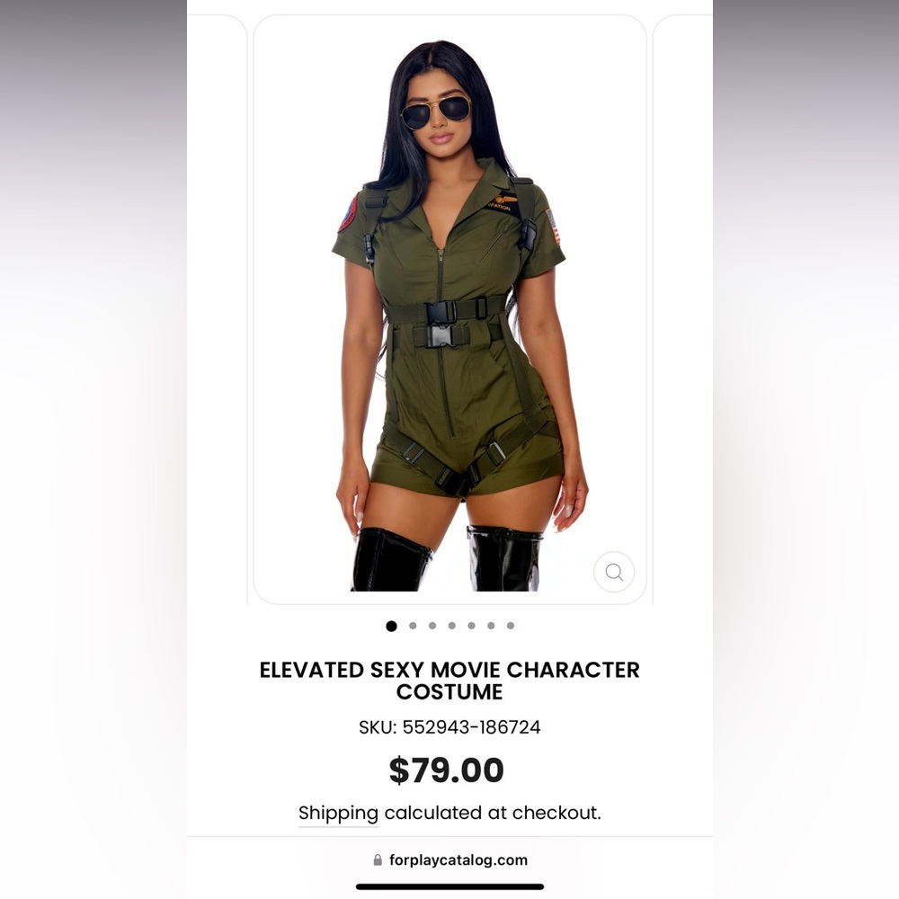 Forplay Top Gun Costume